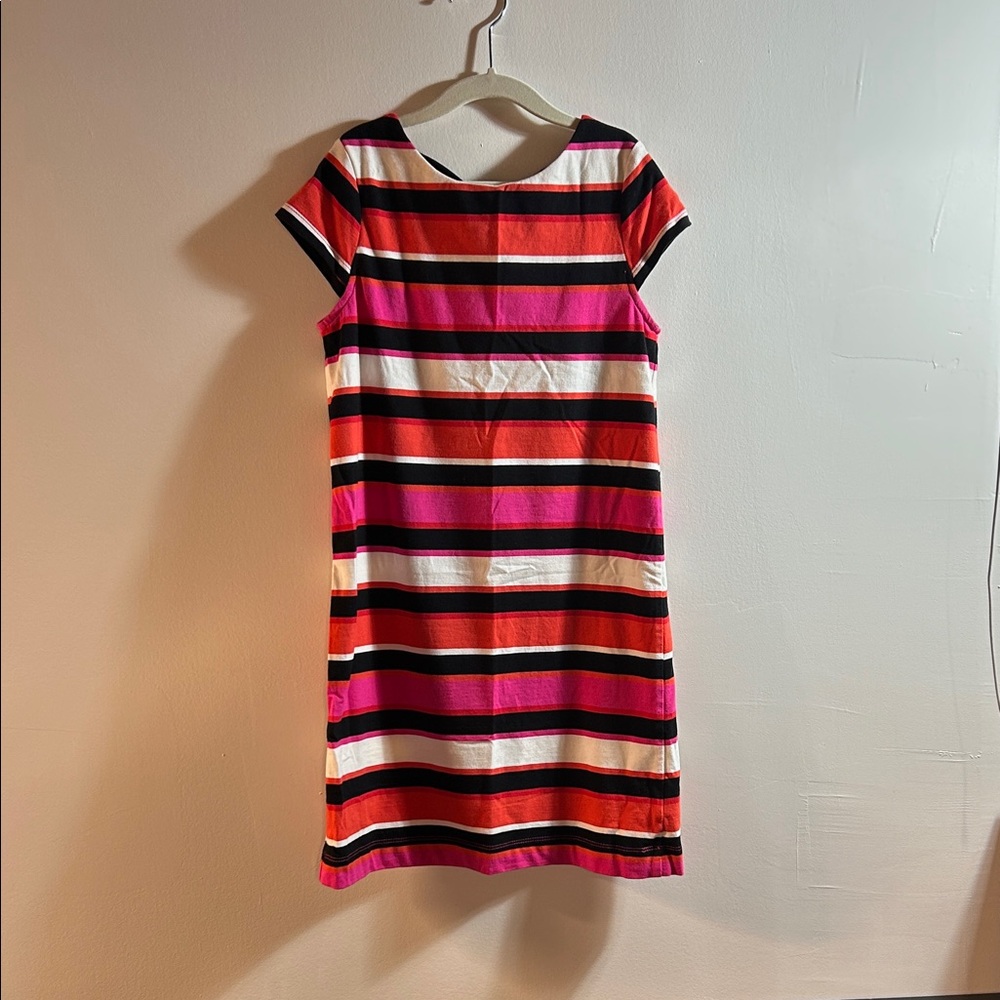 Kate Spade Striped‎ Casual Dress - Pink, Red, Black, White